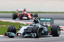 Rosberg tudi na tretjem treningu ugnal konkurenco