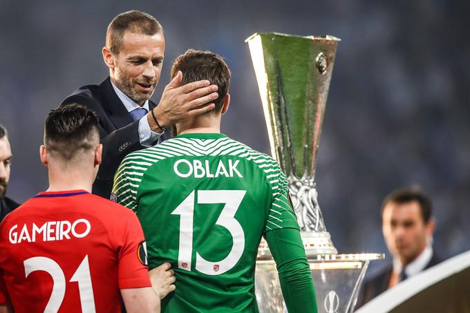 Letos je osvojil že dve evropski lovoriki. Ligo Europa in superpokal. Obakrat mu je čestital rojak, predsednik Evropske nogometne zveze (Uefa) Aleksander Čeferin.  | Foto: Guliverimage/Getty Images