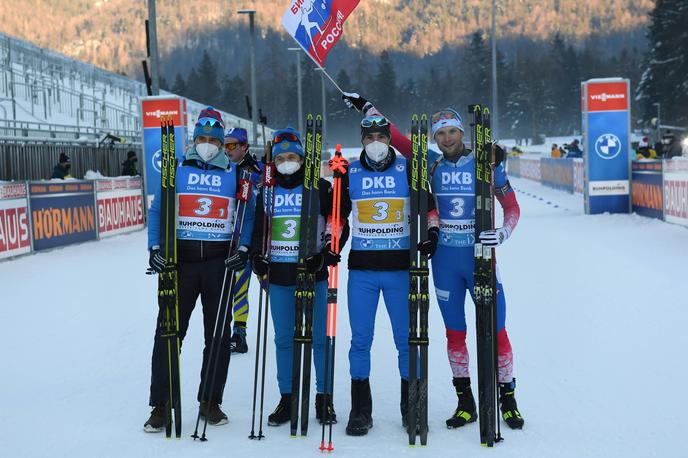 Ruhpolding, štafeta Rusije, biatlon | Rusi so zmagovalci štafetne tekme v Ruhpoldingu. | Foto Guliverimage