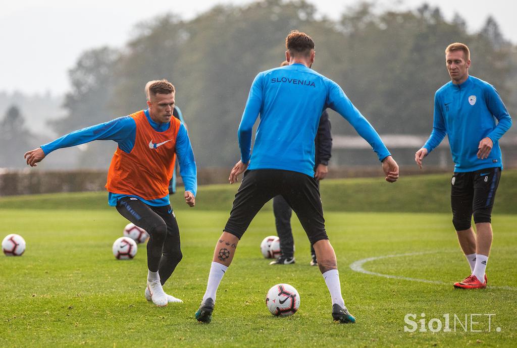 Slovenska nogometna reprezentanca Trening