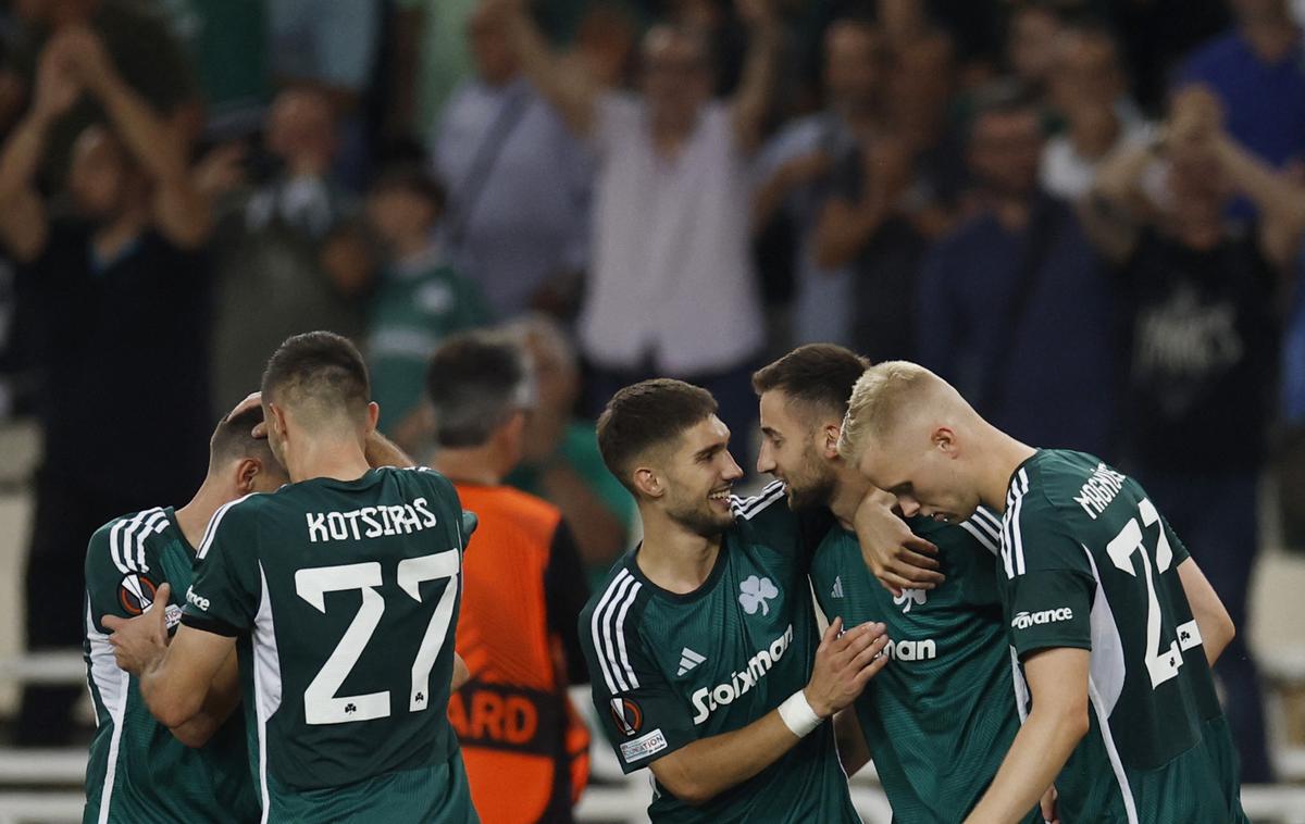 evropska liga Panathinaikos Andraž Šporar | Adam Gnezda Čerin je podal, Andraž Šporar pa zadel za zmago Panathinaikosa z 2:0. | Foto Reuters