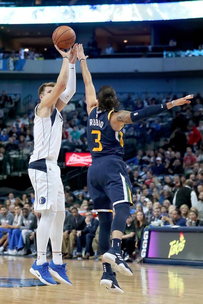 Pri Utahu je bil Španec Ricky Rubio z 11 točkami prvi strelec ekipe. | Foto: Guliverimage/Getty Images