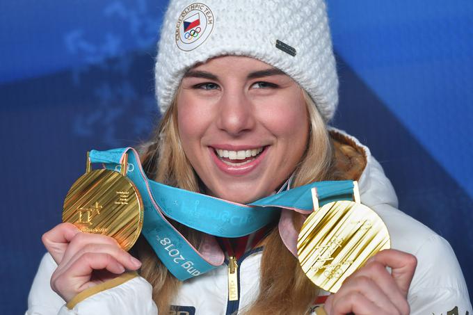 Leta 2018 je v samo tednu dni postala olimpijska prvakinja v deskanju (paralelni veleslalom) in alpskem smučanju (superveleslalom). | Foto: Guliverimage/Getty Images