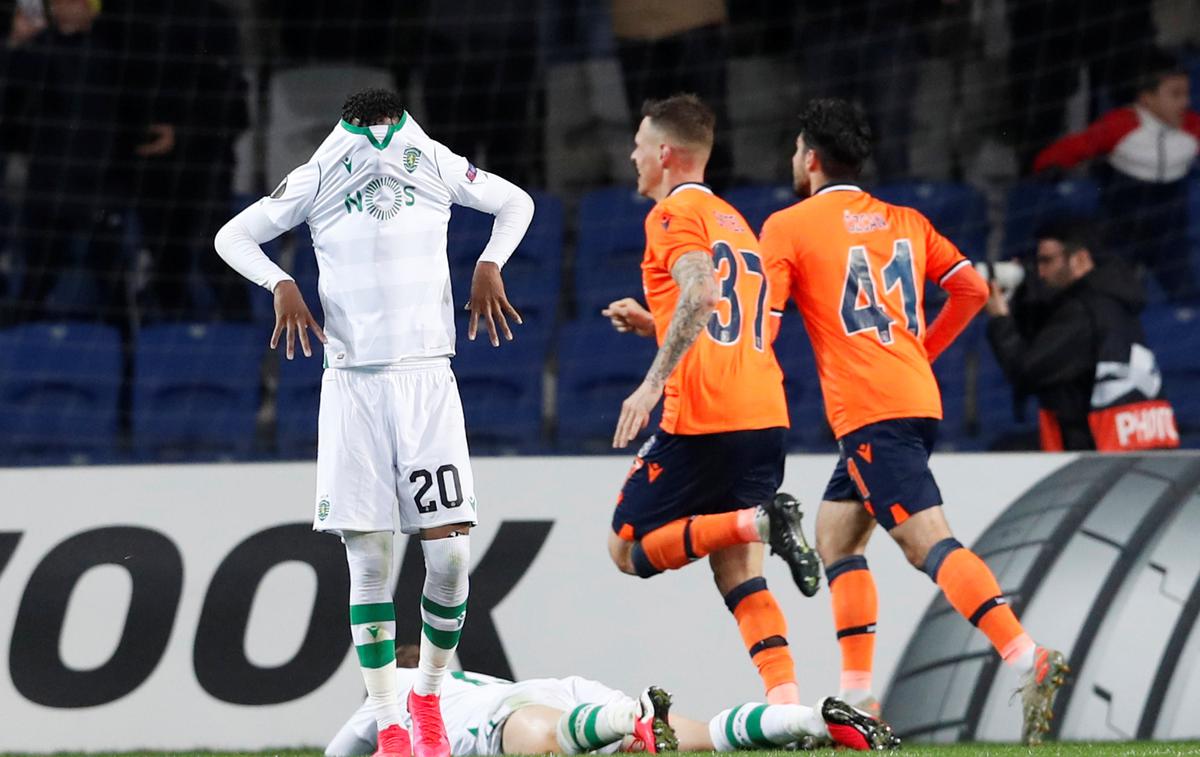 Basaksehir | Turki so nadoknadili visok zaostanek in premagali Sporting. Junak je bil Edin Višća. | Foto Reuters