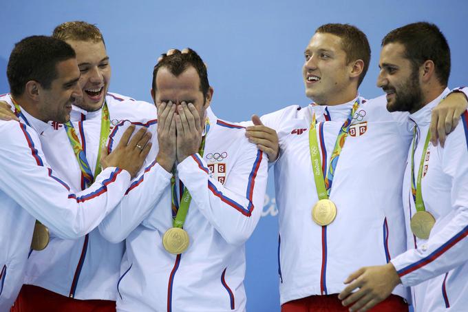 Zmaga Srbije proti Hrvaški v finalu vaterpola na OI v Riu | Foto: Reuters