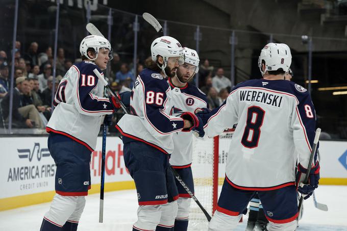 Edino gostujočo zmago so sinoči vpisali Columbus Blue Jackets. | Foto: Reuters