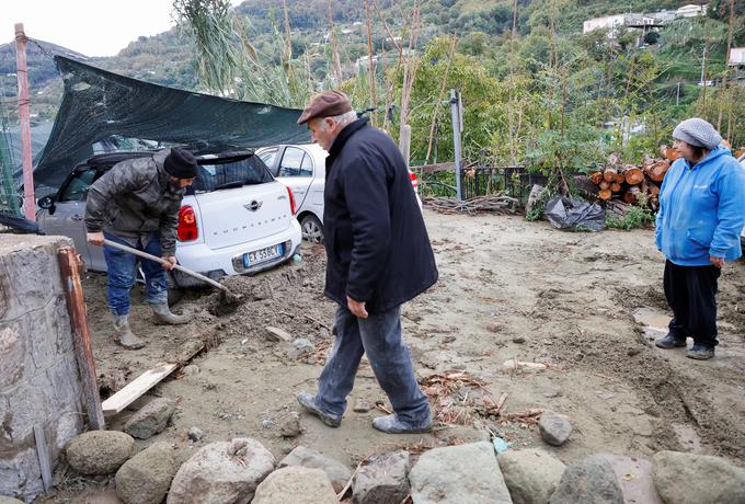 Ischia, zemeljski plaz | Foto: Reuters