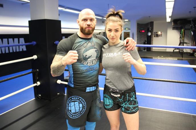 Neja Uranič | Neja Uranič trenira pod vodstvom pionirja slovenskega MMA-aja Bojana Kosednarja. | Foto WFC