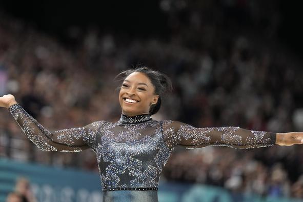 Zvezdnica iger Simone Biles upravičila pričakovanja