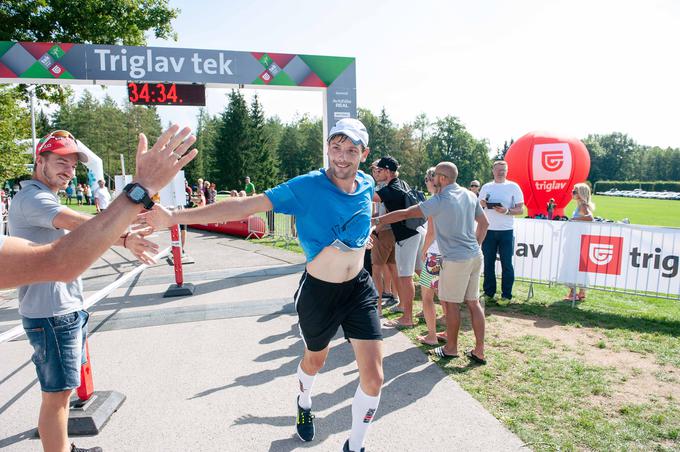 10 kilometrov je pretekel v dobrih 34 minutah. | Foto: Mediaspeed