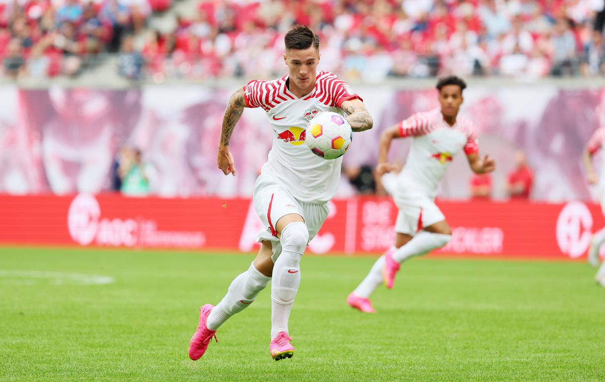 Benjamin Šeško | Benjamin Šeško bo prihodnji konec tedna odpotoval na Bavarsko, saj bo nemški superpokal v soboto potekal v Münchnu. | Foto Guliverimage