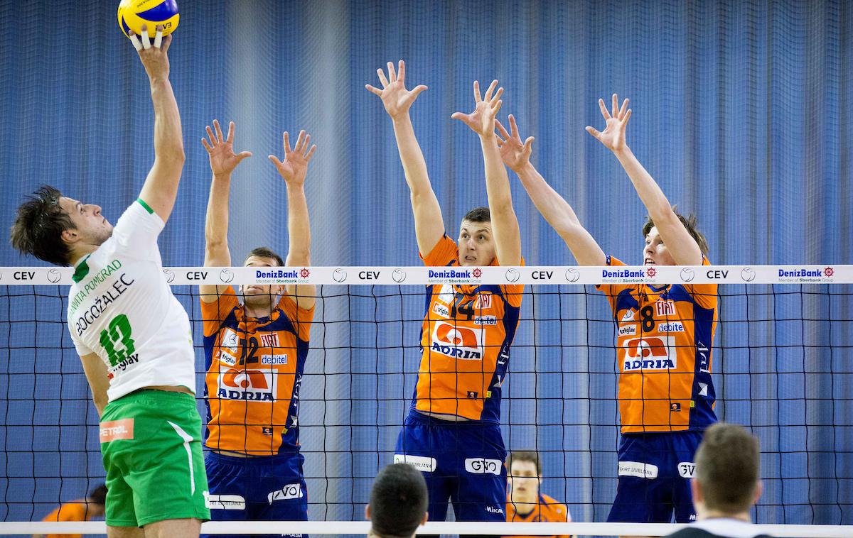 Ivan Mihajl | Ivan Mihajl (14) je v sezoni 2013/14 igral za ACH Volley. | Foto Vid Ponikvar