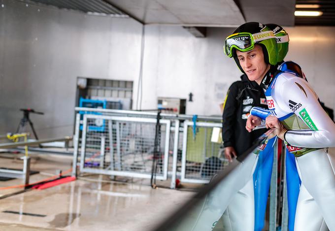 Peter Prevc je osrednji slovenski adut za medaljo na posamični tekmi. Na zadnjih dveh prvenstvih jo je vselej osvojil. Pred štirimi leti je bil v Harrachovu bronast, pred dvema letoma na Kulmu pa zlat. | Foto: Sportida