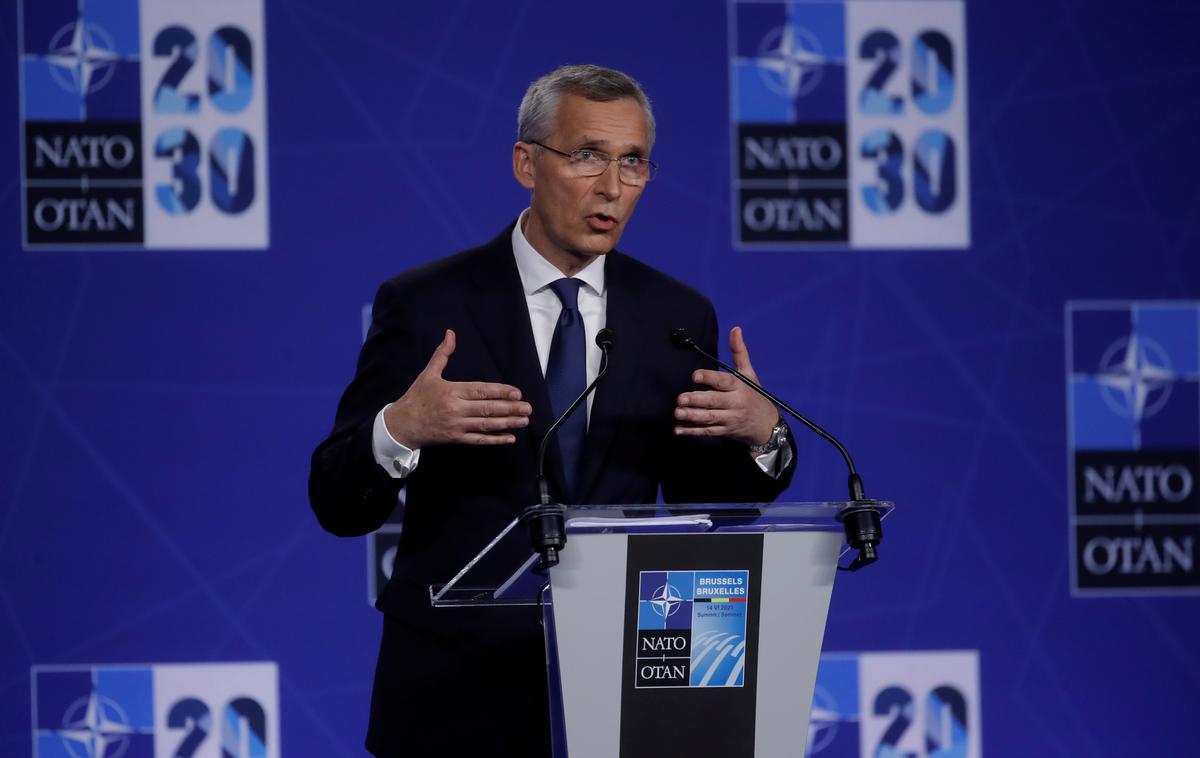 Jens Stoltenberg | Nato mora skupaj kot zavezništvo odgovoriti na povečan vpliv Kitajske, je na novinarski konferenci ob zaključku vrha dejal generalni sekretar Nata Jens Stoltenberg. | Foto Reuters