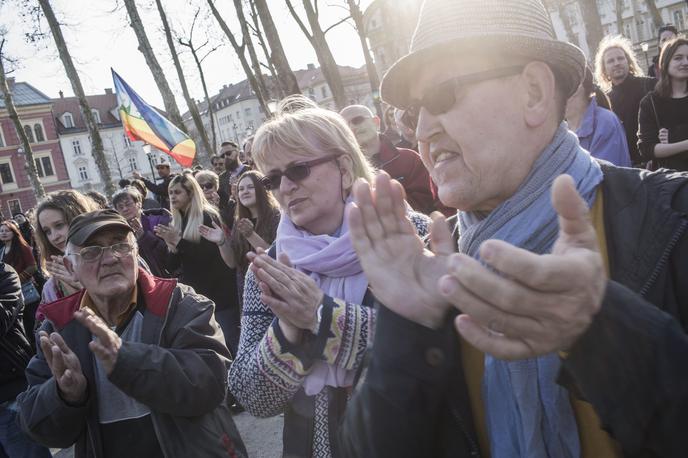 Protest proti rasizmu in fašizmu | Foto Matej Leskovšek