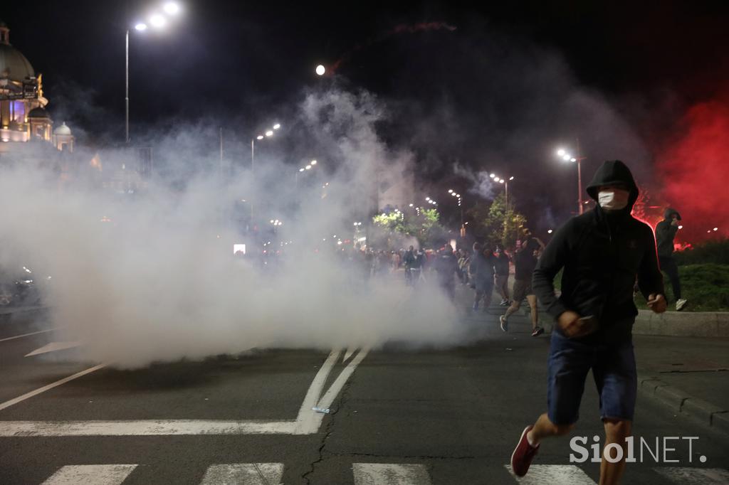 Protesti v Beogradu