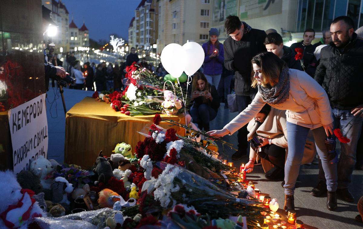 Kemerovo žalovanje požar rusija | Foto Reuters