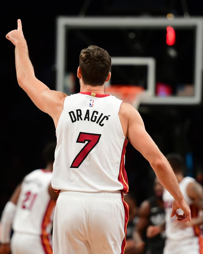 Izkušeni Ljubljančan je v dvorani Barclays Center presegel mejo 20 točk. | Foto: Guliverimage/Getty Images