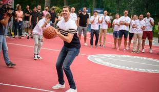 Goran Dragić odprl prvo pametno igrišče v Sloveniji #video