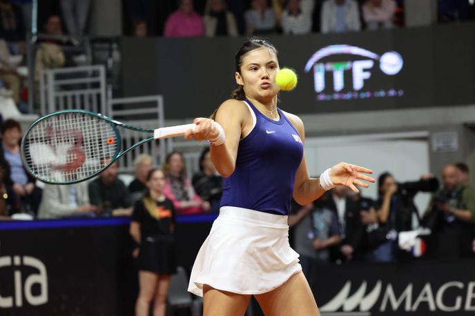 Emma Raducanu | Emma Raducanu je Veliko Britanijo popeljala do uvrstitve v finale pokala Billie Jean King Cup. | Foto Guliverimage