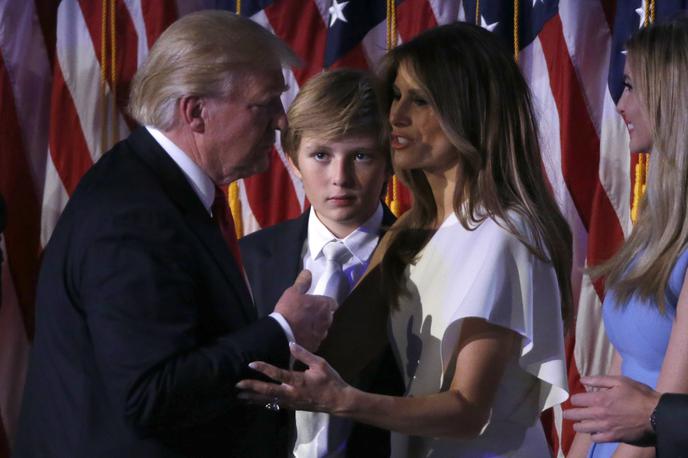 Družina Trump: Donald, Barron in Melania | Foto Reuters