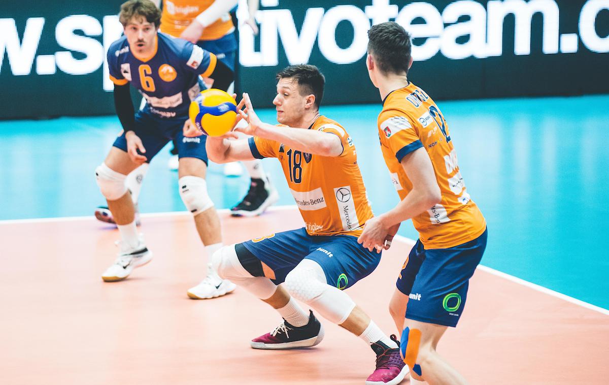 ACH Volley Ljubljana : Calcit Volley, pokal finale | Odbojkarji ACH Volleyja bodo branili naslov prvaka. | Foto Grega Valančič/Sportida