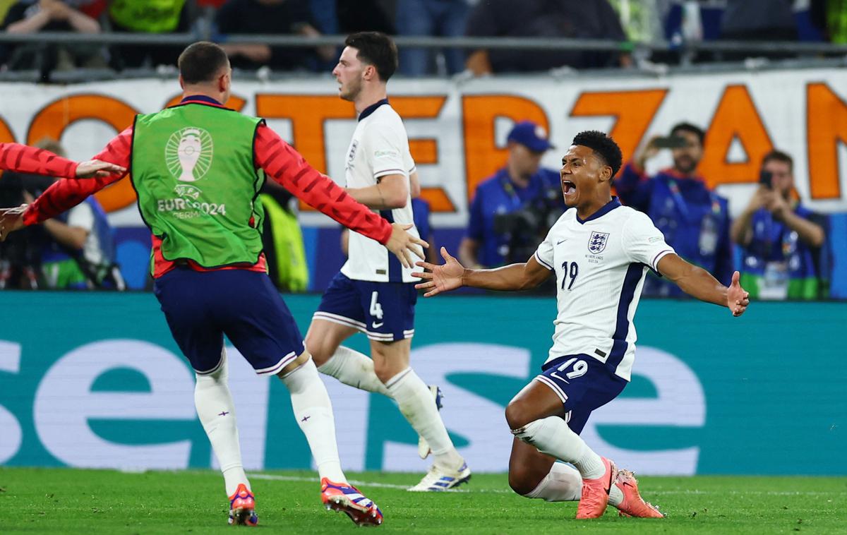 Anglija Euro 2024 Ollie Watkins | Ollie Watkins je Angleže popeljal v finale. | Foto Reuters