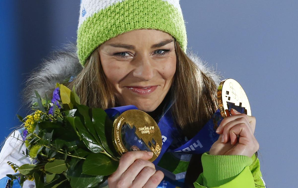 Tina Maze 2014 | Tina Maze, nekdaj vrhunska športnica, danes uživa življenje srečne mamice. | Foto Reuters