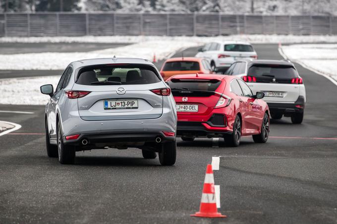 Mazda CX-5 velja za oblikovalsko in tehnološko zelo dovršen športni terenec. Večina kupcev izbere dizelski motor in štirikolesni pogon. | Foto: WRC Croatia