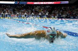 Phelps najboljši tudi na 100 metrov delfin