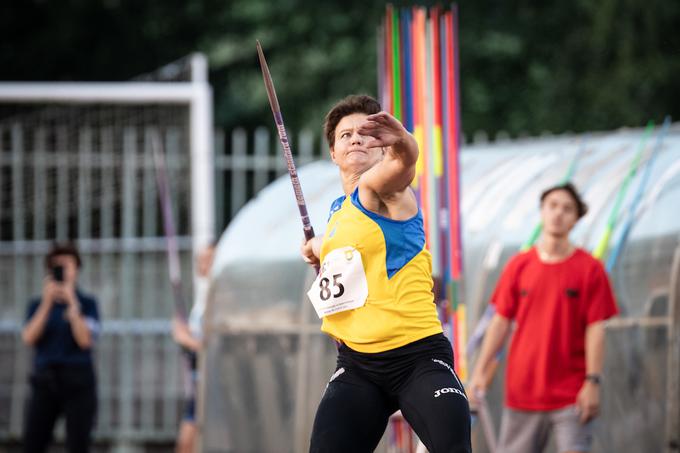 Martina Ratej je slavila v metu kopja. | Foto: Blaž Weindorfer/Sportida