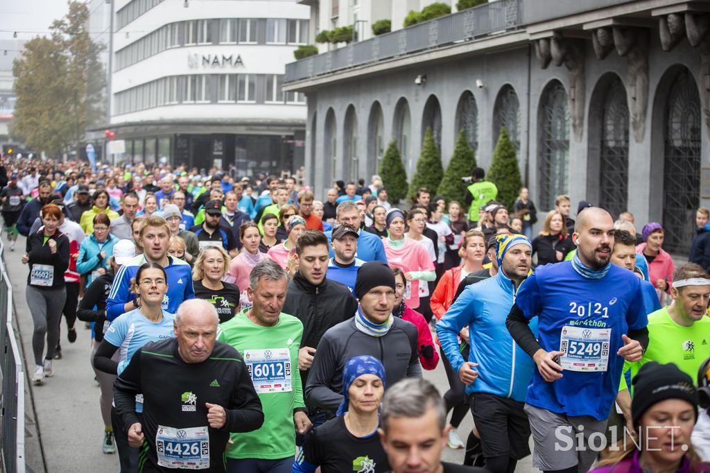 Maraton Ljubljana 2021. Poiščite se!