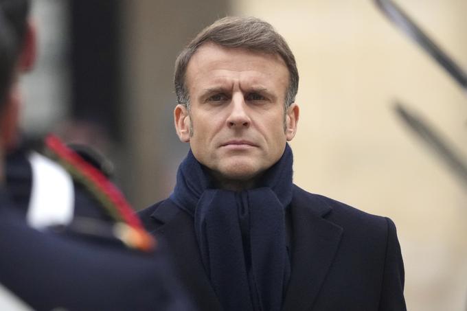 "Trumpova izvolitev je trenutek pospeška. Dlje kot bomo čakali, bolj se bomo srečevali z dilemami, ki jih ni mogoče rešiti," svari francoski predsednik Emmanuel Macron. | Foto: Guliverimage