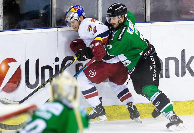 V sezoni 2007/08 finalista lige EBEL. Salzburg je še danes kandidat za vrh, Olimpija pa za dno lestvice. | Foto: Matic Klanšek Velej/Sportida