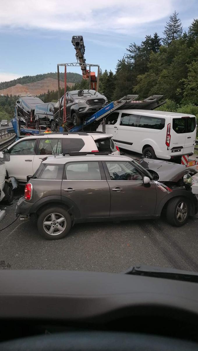 nesreča avtocesta | Foto: Anže Albreht