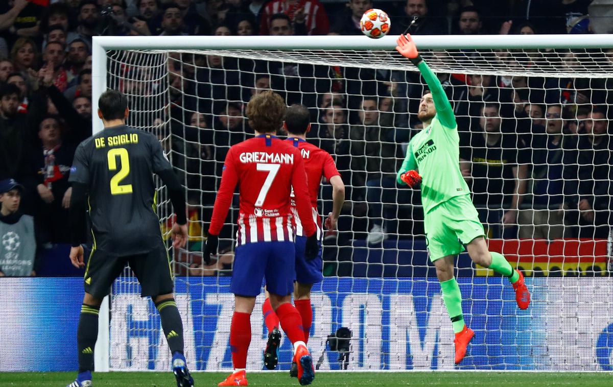 Jan Oblak | Atletico je na domačem igrišču z 2:0 premagal Juventus. | Foto Reuters