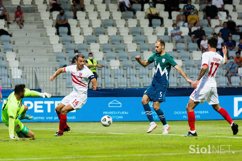 Slovenija - Gibraltar (prijateljska tekma, Koper)