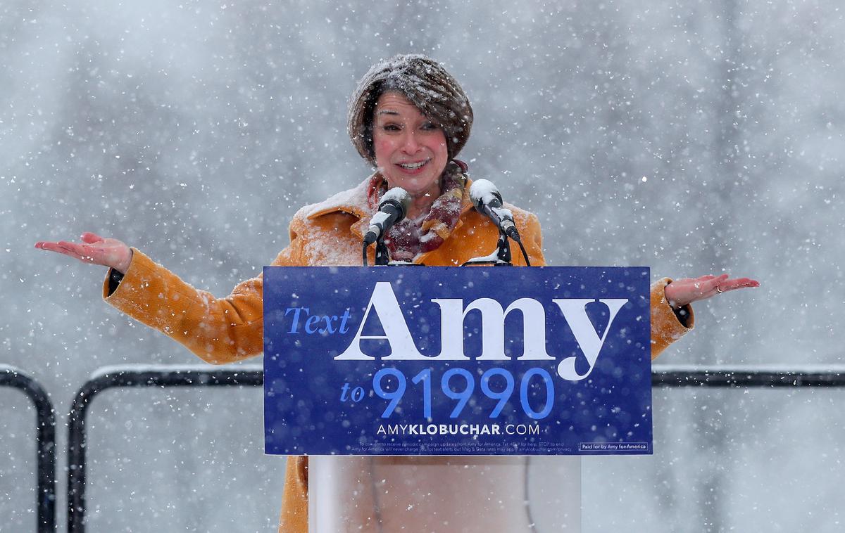 Amy Klobuchar | Stara starša Amy Klobuchar sta bila slovenska izseljenca v ZDA. | Foto Reuters