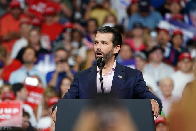 Donald Trump mlajši Junior Jr. | Foto: Reuters