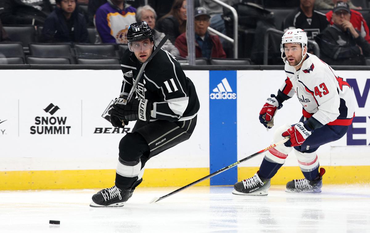 Anže Kopitar | Hokejisti Los Angeles Kings so z 1:2 izgubili na domačem ledu in prekinili niz šestih zaporednih zmag pred domačimi navijači.  | Foto Reuters