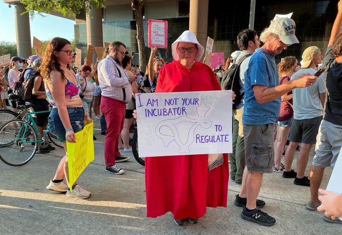 ukinitev pravice do splava, ZDA, protesti | Foto: Reuters