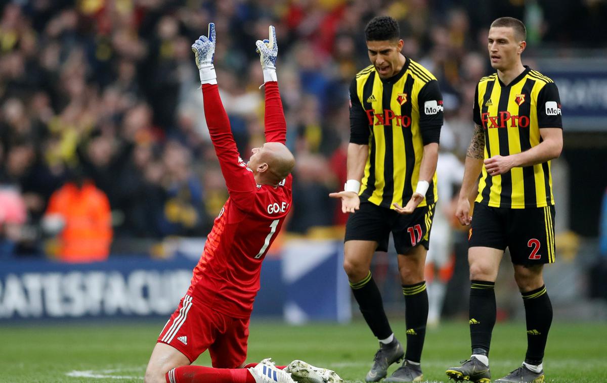 Watford | Watford, ki v 121-letni klubski zgodovini čaka na prvo lovoriko, si je zagotovil nastop v velikem finalu pokala FA. | Foto Reuters