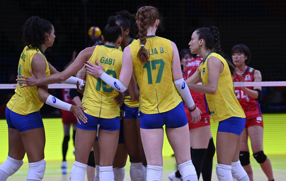 Odbojkarska liga narodov, Brazilke | V finalu lige narodov se bosta pomerili reprezentanci Brazilije in Italije. | Foto Guliverimage