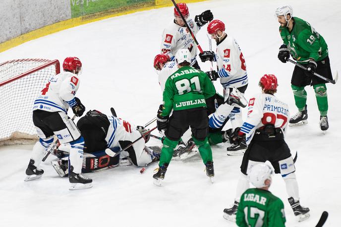 HK Olimpija HDD Jesenice | Jeseničani se na petem derbiju sezone veselijo prve zmage nad Olimpijo. | Foto Grega Valančič/Sportida