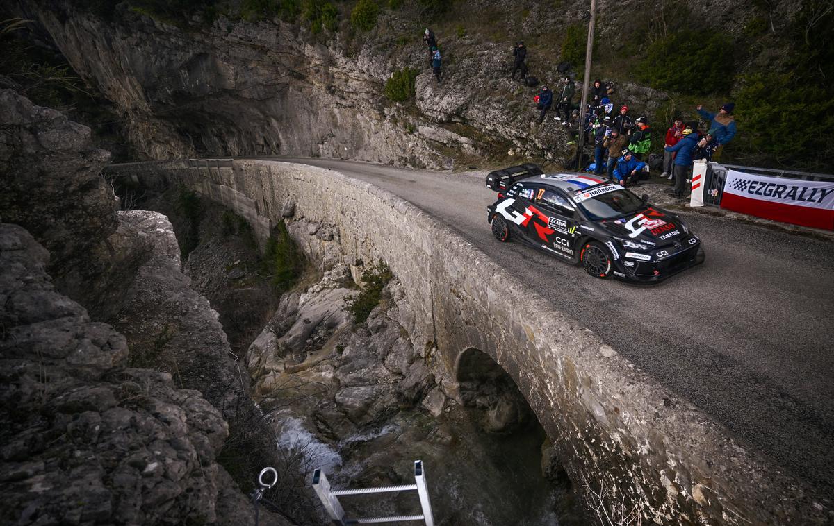 reli Monte Carlo Sebastien Ogier Toyota | Sebastien Ogier je dobil prvo nedeljsko hitrostno preizkušnjo. | Foto Guliverimage