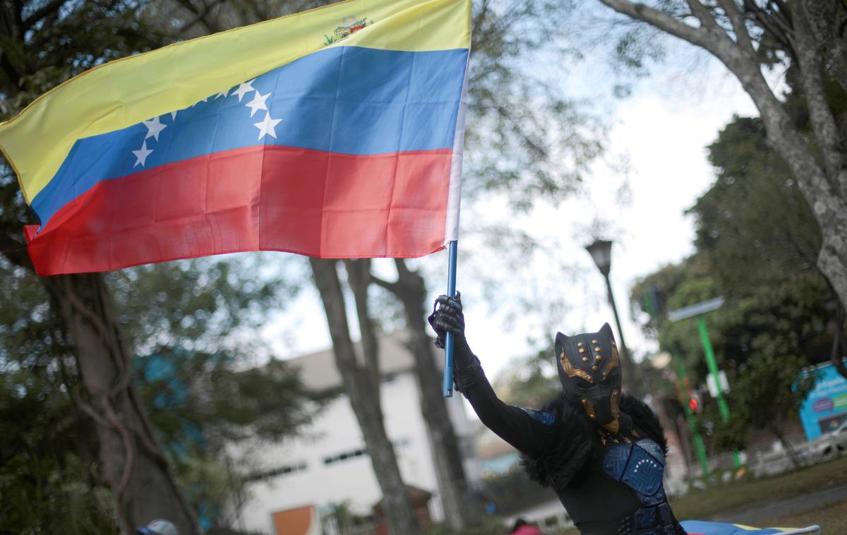 Venezuela Caracas protesti Maduro Guaido | V Venezueli vlada huda gospodarska kriza, zaradi katere je iz države odšlo več kot dva milijona ljudi. | Foto Reuters