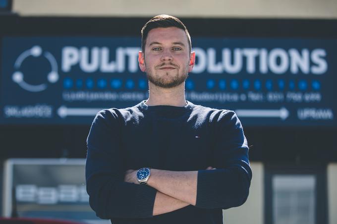 Žbogar danes vodi podjetje Pulito Solutions, ki se ukvarja s prodajo profesionalnih pomivalnih strojev, ledomatov in čistil.  | Foto: Grega Valančič/Sportida