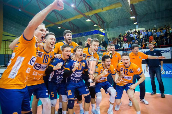 ACH Volley OK Merkur Maribor | Odbojkarji ACH Volleyja so prišli do tretje zaporedne pokalne lovorike. | Foto Žiga Zupan/Sportida