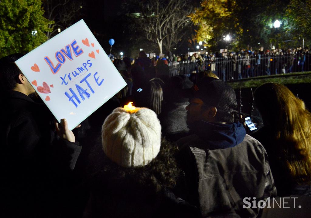 donald trump, protesti