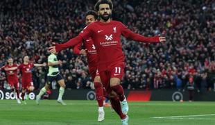 Salah junak vročega derbija na Anfieldu, Klopp izključen, Haaland nemočen